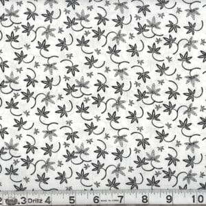 45" Black On White Print