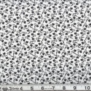 45" Black On White Print