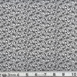 45" Black On White Print