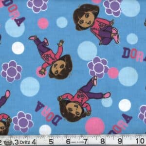 45" Springs Dora Floral Toss Flannel