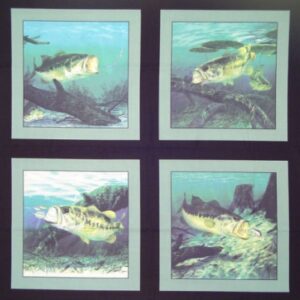 45" Lunker Largemouths Bass Pillow Panels