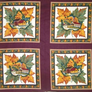 45" Maple Leaf Junction Panel - Wine
