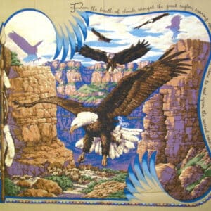 45" Sacred Wings Wall Hanging