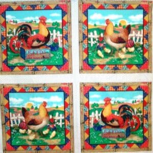 45" Green Acres Pillow Panel - Cream