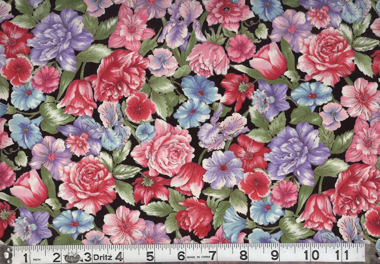 45" Timeless Treasures Roses Fabric | Marshall Dry Goods