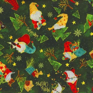 45" Oasis Fabrics Noel Gnomes