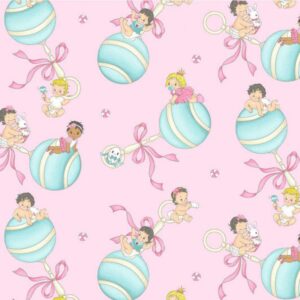 45" Michael Miller Baby Boomers Girl