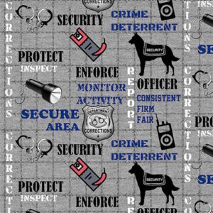 45" Print Concepts Correction Officer