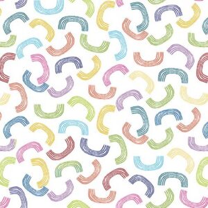 45" Benartex-Contempo Black White & Bright