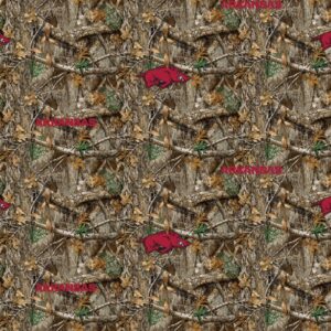 45" Arkansas Razorbacks Realtree Cotton Print