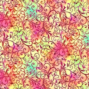 45" Quilting Treasures Rainbow Iris