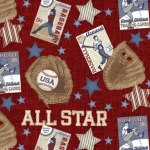 45" Benartex American Pastime All Star