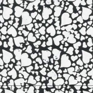 45" Island Batiks Tossed Hearts