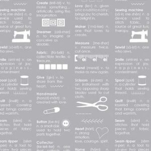 45" Benartex Sew Bloom