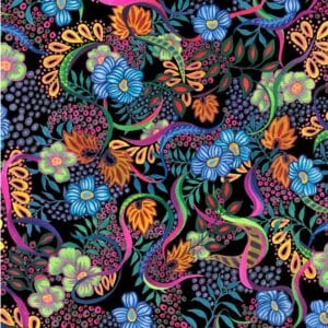 45" Oasis Fabrics Night Bloom