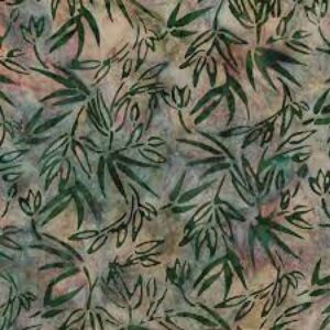 45" Island Batiks Bamboo Leaves