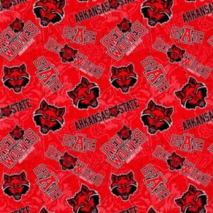45" Arkansas State Red Wolves Allover