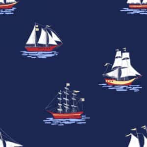 45" Michael Miller My Favorite Ship