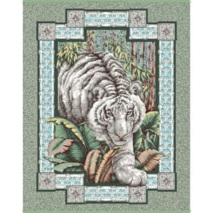 45" Alabaster Jungle Wall Hanging