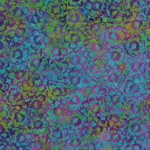 45" Island Batiks Pansy-Marbles