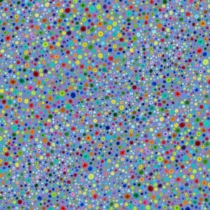 45" Wilmington Prints Glass Beads