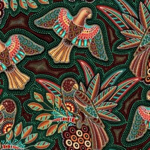 45" Oasis Fabrics Godwana Birds