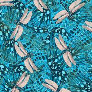 45" Suite B Fabrics Essence Dragonfly
