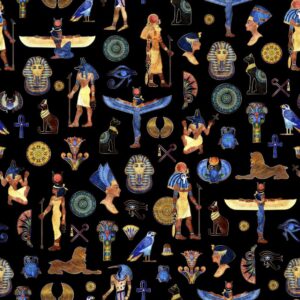 45" Quilting Treasures Pharaoh