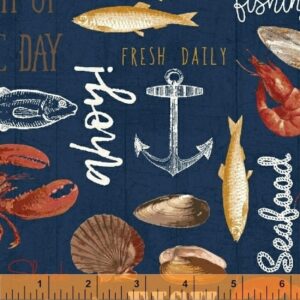 45" Windham Fabrics Fresh Catch