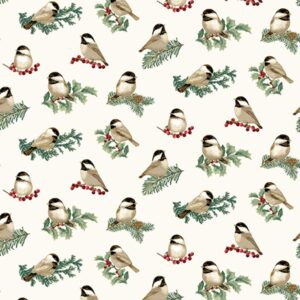 45" Benartex A Festive Medley Metallic