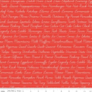 45" Riley Blake Hungry Animal Alphabet