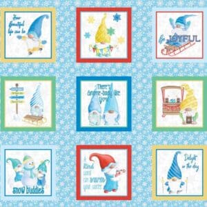 45" Benartex Gnome Wonderland 24" Panel