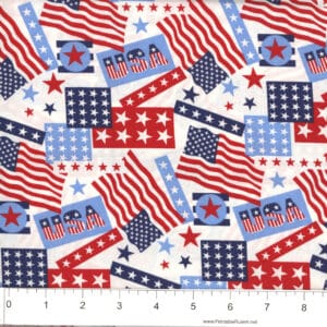 45" Patriotic Prints
