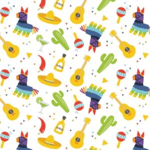 45" Camelot Fabrics Taco Bout It Cinco De Mayo