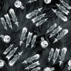 45" Blank Quilting Halloween Countdown With Glow