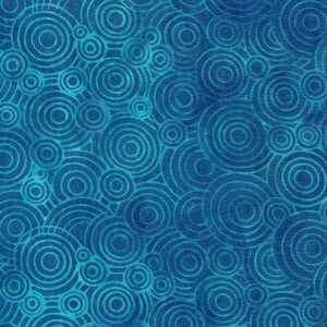 45" Island Batiks Concentric Circle