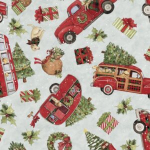 45" Christmas Red Truck Toss