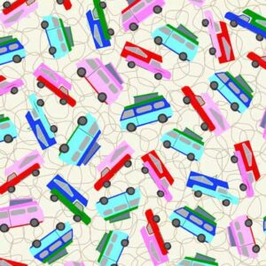 45" Stof Fabrics Camper Love