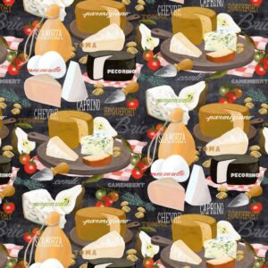 45" Print Concepts Charcuterie & Cocktails