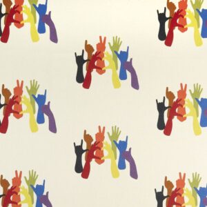 45" Paintbrush Studio Love is Love Hands of Pride