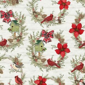 45" Cardinal Wreaths