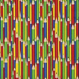 45" Fabri-Quilt Back to School Pencils