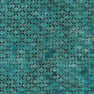45" Island Batiks Petal Medium Lagoon