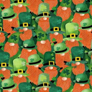 45" Timeless Treasures Packed Leprechauns