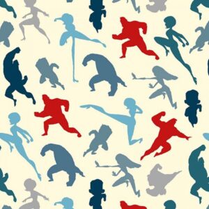 45" Disney Incredible Character Toss Fabric