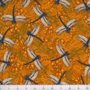 45" Suite B Fabrics Harmony Dragonfly
