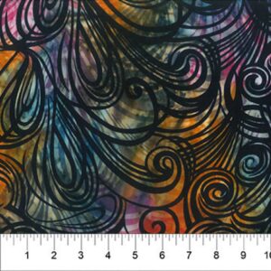 45" Banyan Batiks Color Me Bayan Swirls