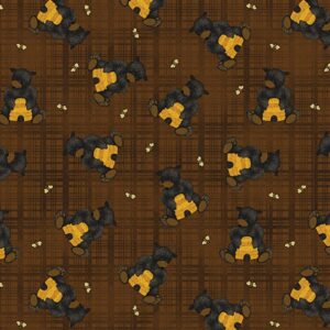 45" Benartex Bear Paws