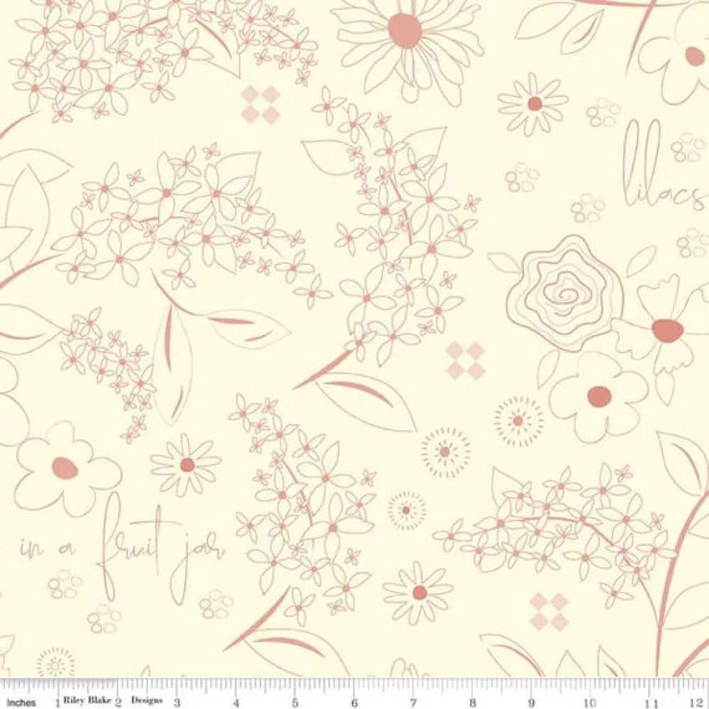 108" Riley Blake Adel In Spring Wide Backing Fabric | Marshall Dry Goods