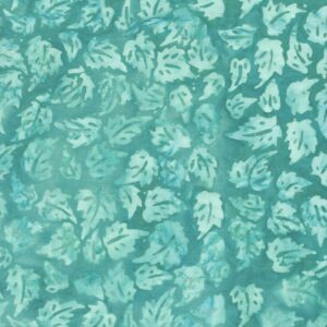 45" Island Batiks Leaves Light Lagoon